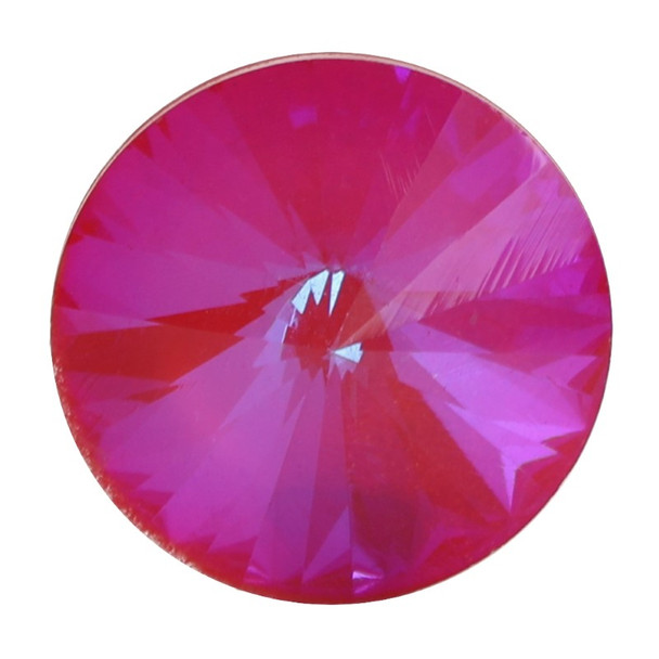 Krakovski Crystal Rivoli 14mm RED CORAL AB round stone