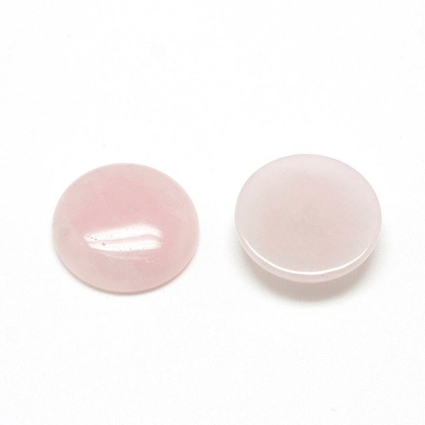 ROSE QUARTZ Gemstone Round Cabochon 12mm Natural