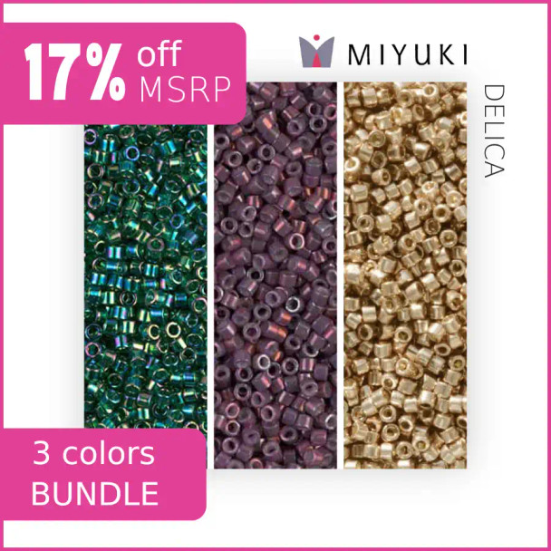 Parade Night Miyuki Delica 11/0 Seed Beads Bundle