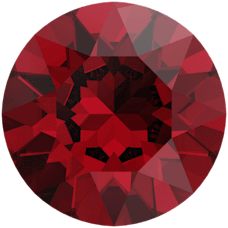 Swarovski Crystal Chaton Stone 8mm SCARLET 1088