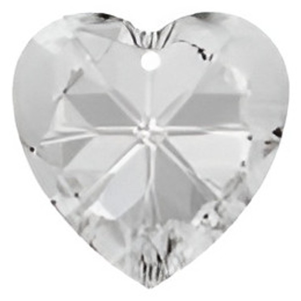 ELITE Eureka Crystal Heart Pendant 14mm CRYSTAL 6228