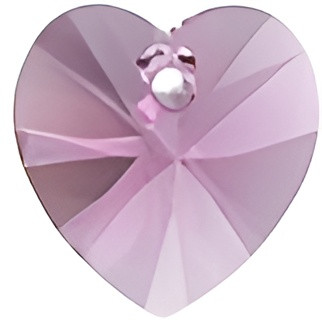 Swarovski Crystal Heart Pendant 10mm IRIS 6228