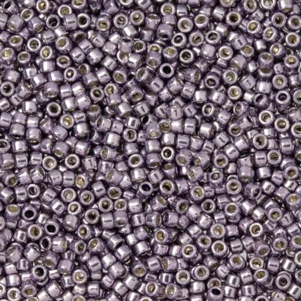 Toho AIKO 11/0 Seed Beads PERMAFINISH METALLIC PINK PEWTER