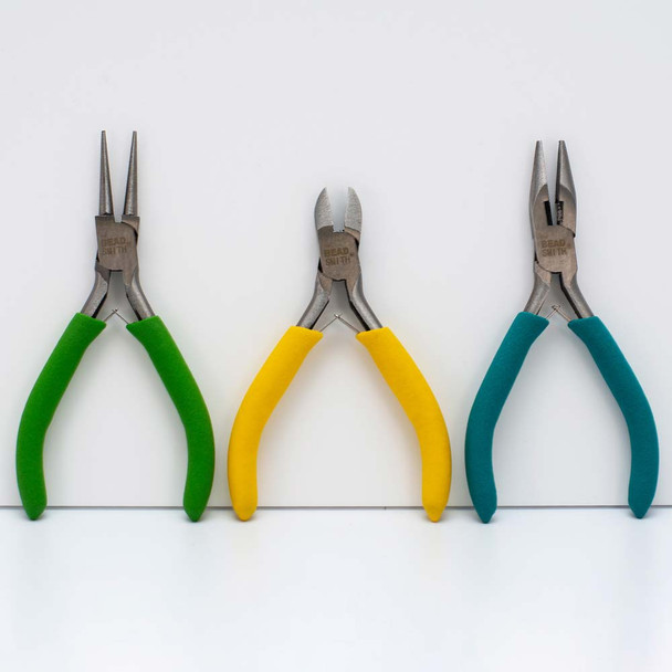 ECONOMY PLIER 3 PIECE SET - Side Cutter, Round Nose Plier, Chain Nose Plier