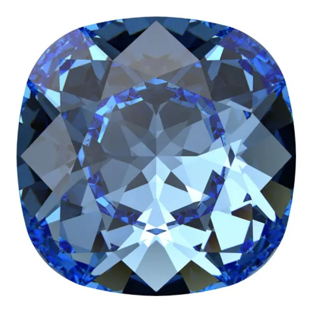 ELITE Eureka Crystal Cushion Fancy Stone 12mm COOL BLUE 4470