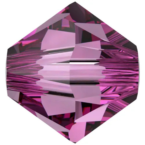 Swarovski Crystal Bicone Beads 3mm DARK ROSE 5328