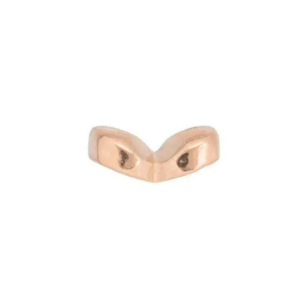 Rose Gold Plated CYMBAL SIDE BEAD for SUPERDUO Beads Kaparia