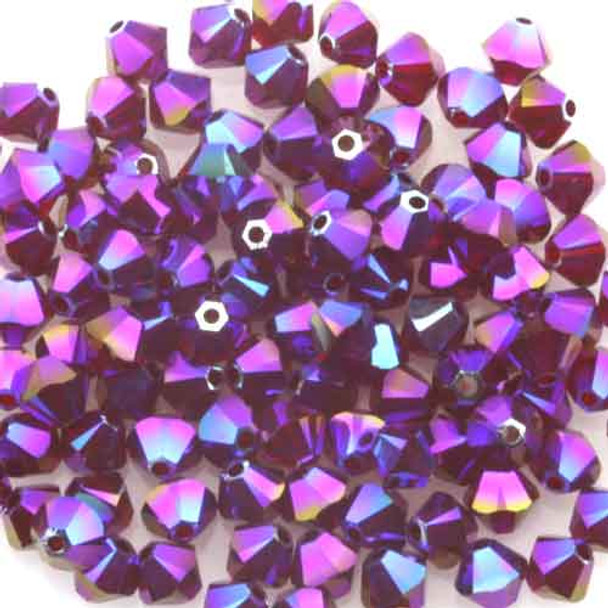 SIAM SHIMMER 2X #5328 3mm Swarovski Crystal Bicone Beads