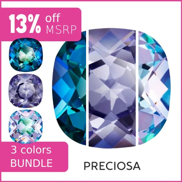 Magic Spells Preciosa Crystal 12mm Cushion Fancy Stone Bundle