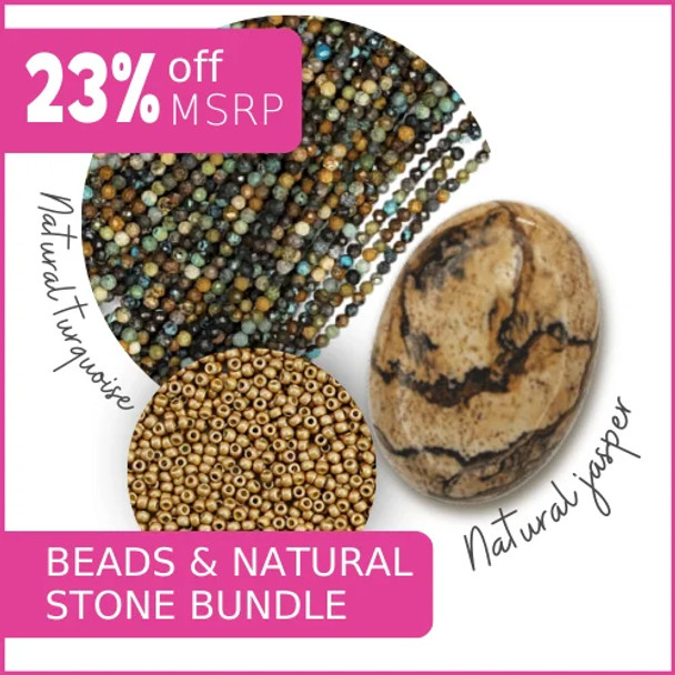 The Gemstone Master Bundle with Natural Picture Jasper & Turquoise