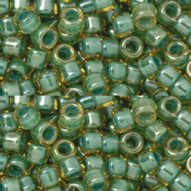 Toho AIKO 11/0 Seed Beads MINT JULEP-LINED TOPAZ