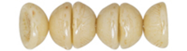 LUSTER OPAQUE CHAMPAGNE TEACUP 2x4mm Czech Glass Beads