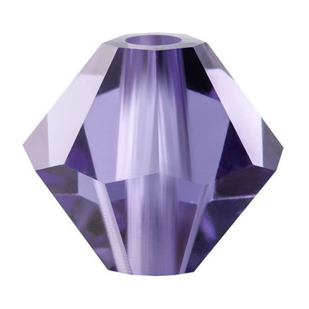 Preciosa Crystal Bicone Beads 4mm TANZANITE 1