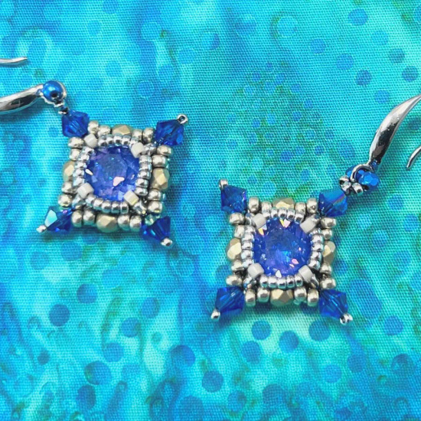 Stalactite Earrings Tutorial - Bronzepony Beaded Jewelry