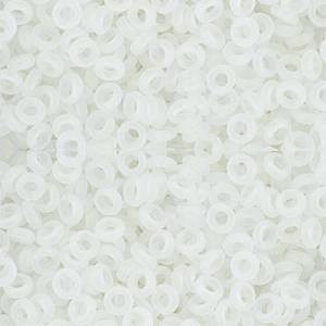 Toho DEMI 8/0 Seed Beads TRANSPARENT RAINBOW FROSTED CRYSTAL