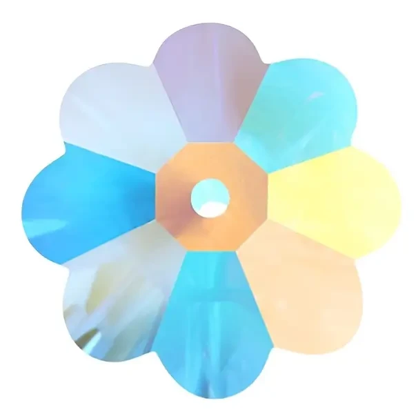 Swarovski Crystal Margarita Bead 10mm CRYSTAL AB 3700