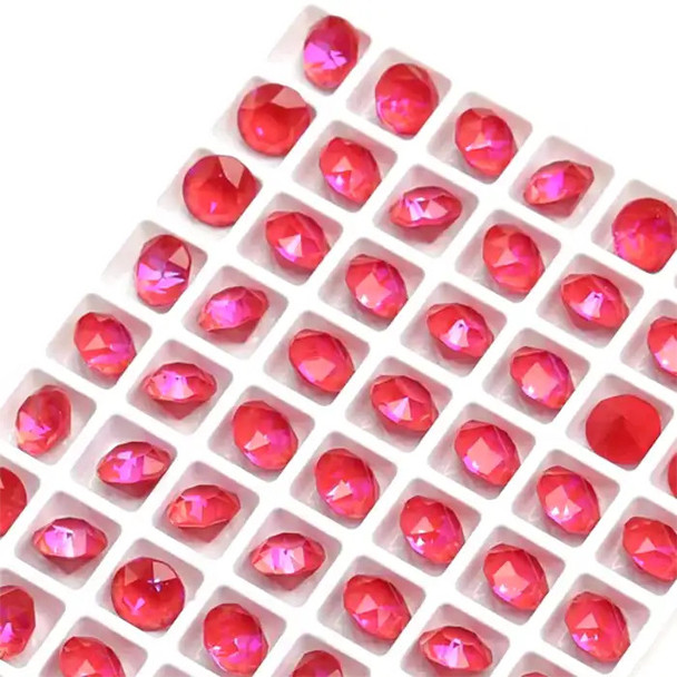RED CORAL Delite Fireglow Krakovski Crystal Chaton 8mm 1088