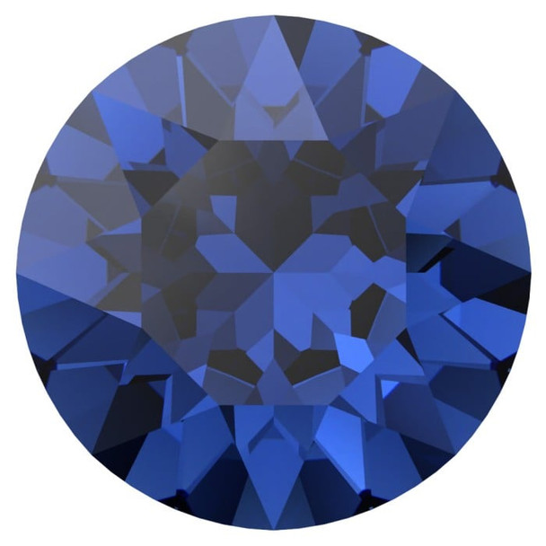 Recreated DARK SAPPHIRE 1088 Swarovski Crystal Chaton Stone 8mm