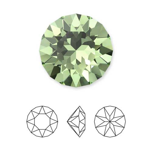 Swarovski Crystal Chaton Stone 8mm PERIDOT 1088
