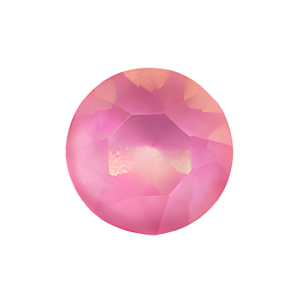 Krakovski Crystal Chaton 8mm LT. ROSE AB GLITTER 1088