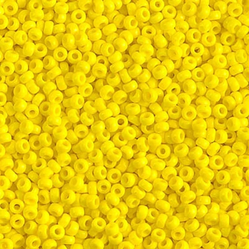 Miyuki ROUND 11/0 Seed Beads OPAQUE YELLOW