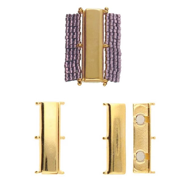 アクセサリー 24 Cymbal Axos III 24K Gold Magnetic Clasp for Delica | Eureka