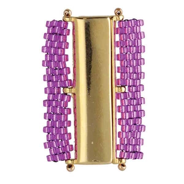 Cymbal Axos III 24K Gold Magnetic Clasp for Delica | Eureka