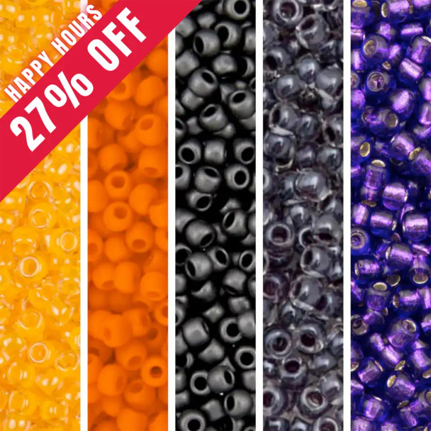 Toho CLASSIC HALLOWEEN Seed Beads Mix Palette Box Set 5 Tubes (4250pcs)