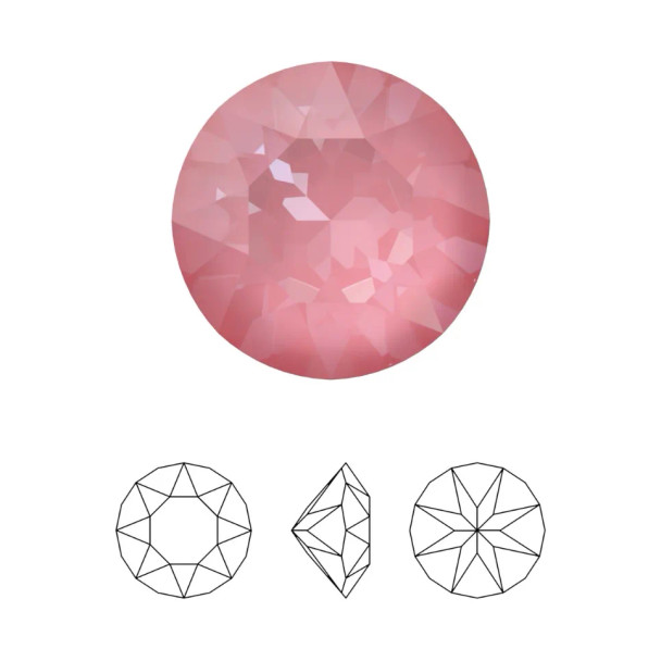 Swarovski Crystal Chaton Stone 8mm DHALIA IGNITE 1088