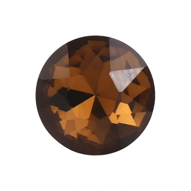 Krakovski Crystal Chaton 8mm SMOKED TOPAZ