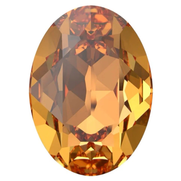 Swarovski Crystal Oval Fancy Stone 14mm DARK ORANGE 4120