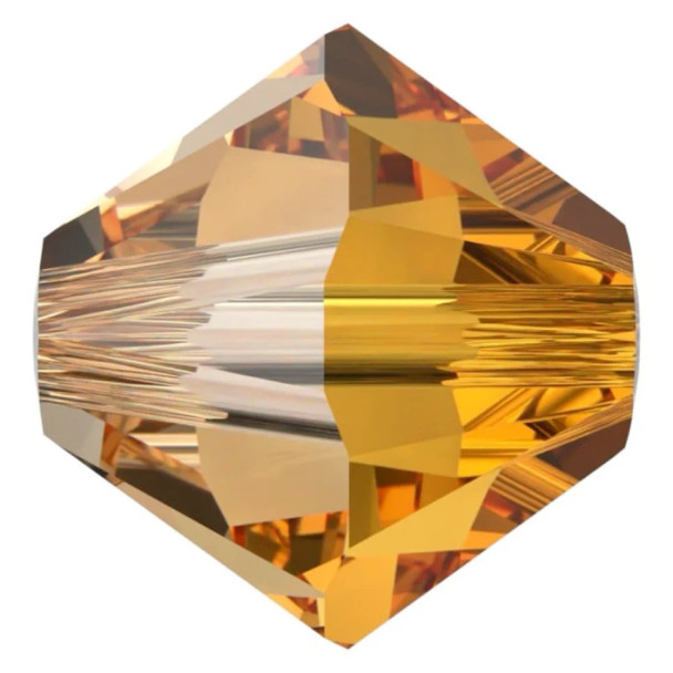 Swarovski Crystal Bicone Beads 3mm DARK ORANGE 5328 (Pack of 24)