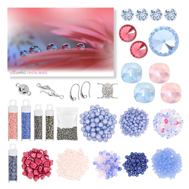 Dewdrops at Dawn Beads Collection Contents