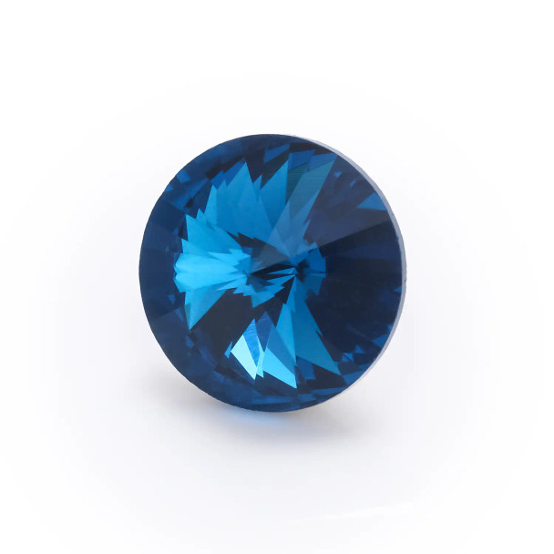Krakovski Crystal Rivoli 12mm DEEP SEA BLUE