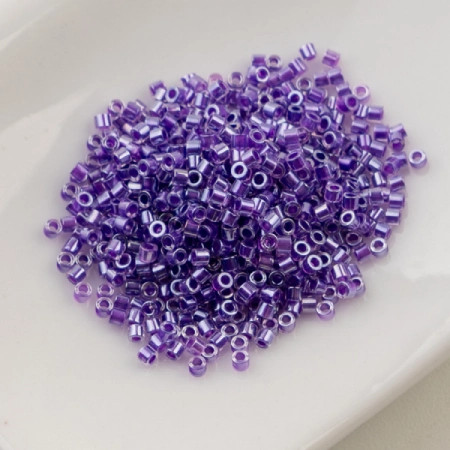 LAVENDER GEMDUST Cylin Seed Beads 11/0
