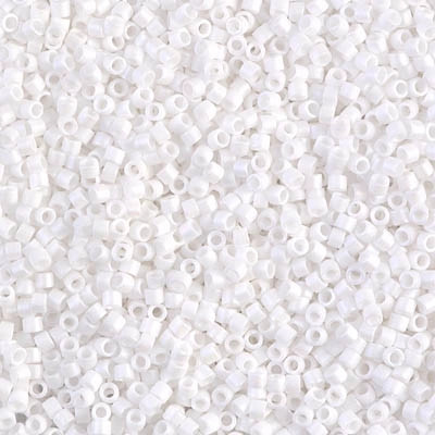 Miyuki DELICA 11/0 Seed Beads MATTE WHITE