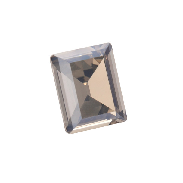 Krakovski Crystal Step Cut Rectangle Stone 8x10mm CRYSTAL SATIN 4527