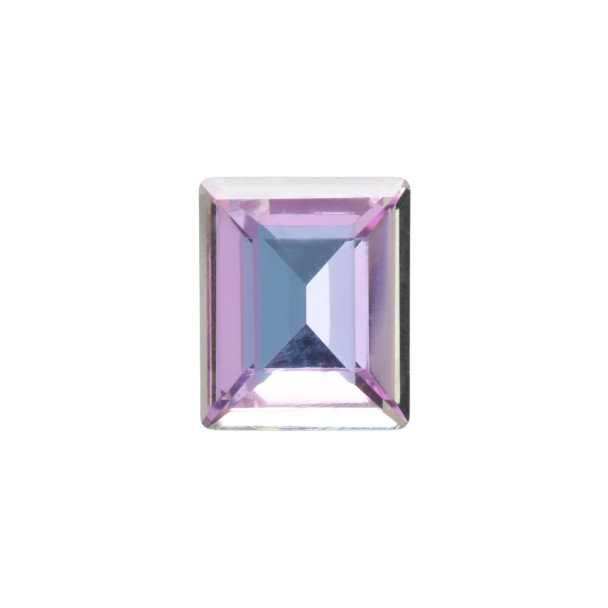 Krakovski Crystal Step Cut Rectangle Stone 8x10mm VITRAIL LIGHT 4527