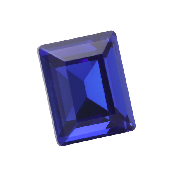 Krakovski Crystal Step Cut Rectangle Stone 8x10mm CAPRI BLUE 4527