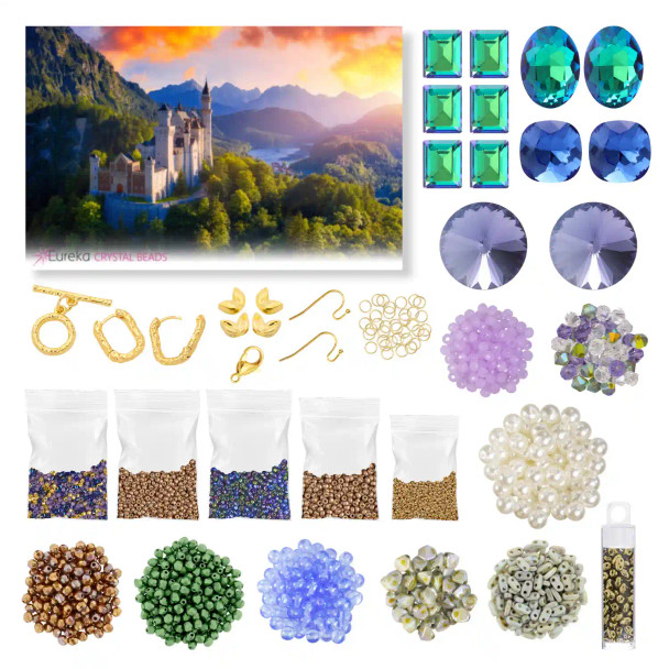 Twilight Castle Beads Collection By Eureka Crystal Beads contents