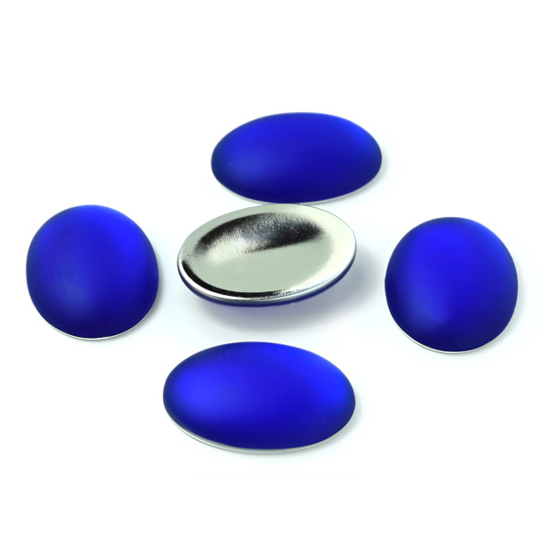 LunaSoft Lucite Cabochons Oval 18.5 x13.5mm BLUE