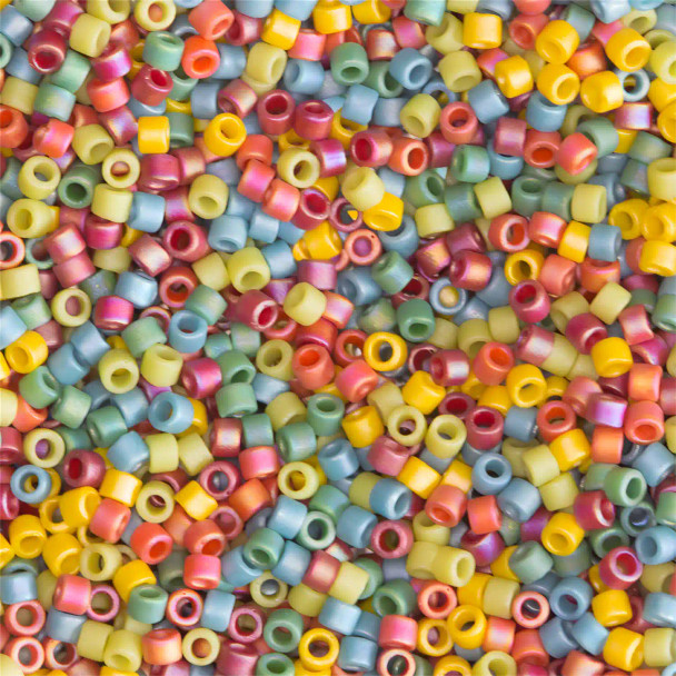 Miyuki DELICA 11/0 Seed Beads SUMMER IN SICILY MIX