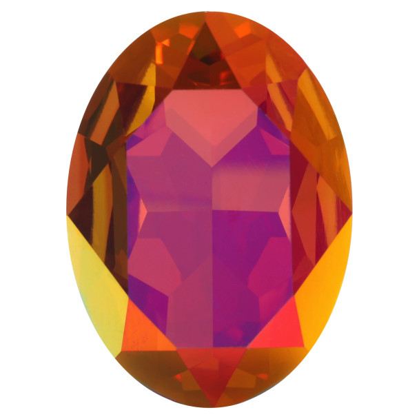 Krakovski Crystal Oval Stone 20x30mm ASTRAL PINK