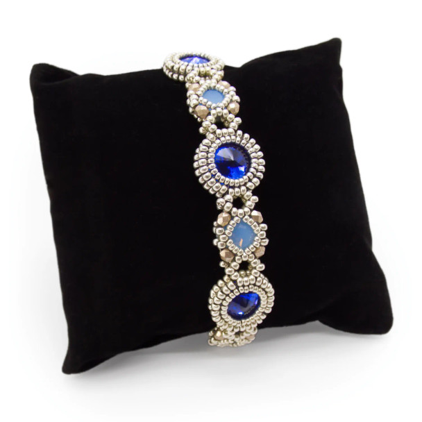 Sacred Ground Bracelet Beading Kit Capri Blue & Air Blue Opal