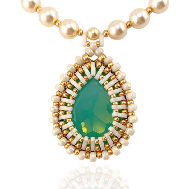 Palermo Pendant Tutorial by Gina of Orchid and Opal