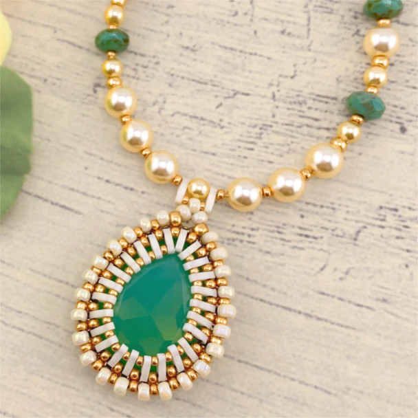Palermo Pendant Tutorial by Gina of Orchid and Opal