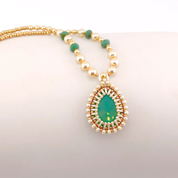 Palermo Pendant Tutorial by Gina of Orchid and Opal