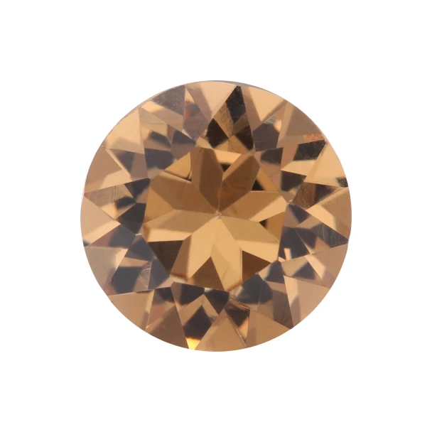 Krakovski Crystal Chaton 8mm LT SMOKED TOPAZ 1088