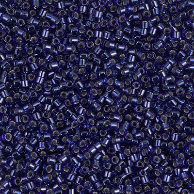 Miyuki DELICA Seed Beads 11/0 SILVERLINED ROYAL BLUE