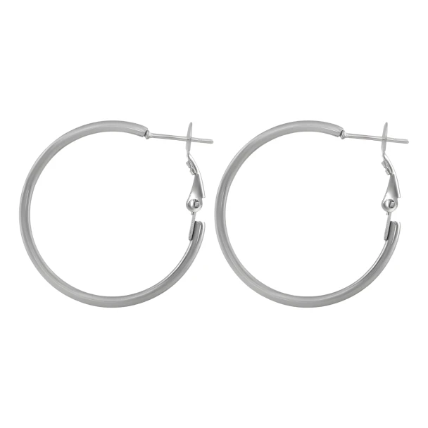 EARRING HOOPS 30mm Stainless Steel